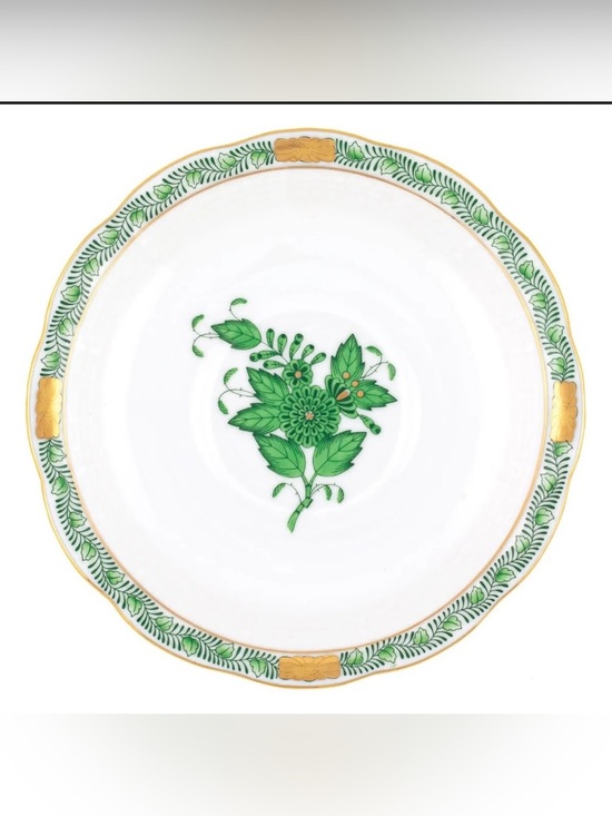 Herend Other - Herend Chinese Bouquet 6” Green Tea Saucer Oriental Inspired Hand Painted